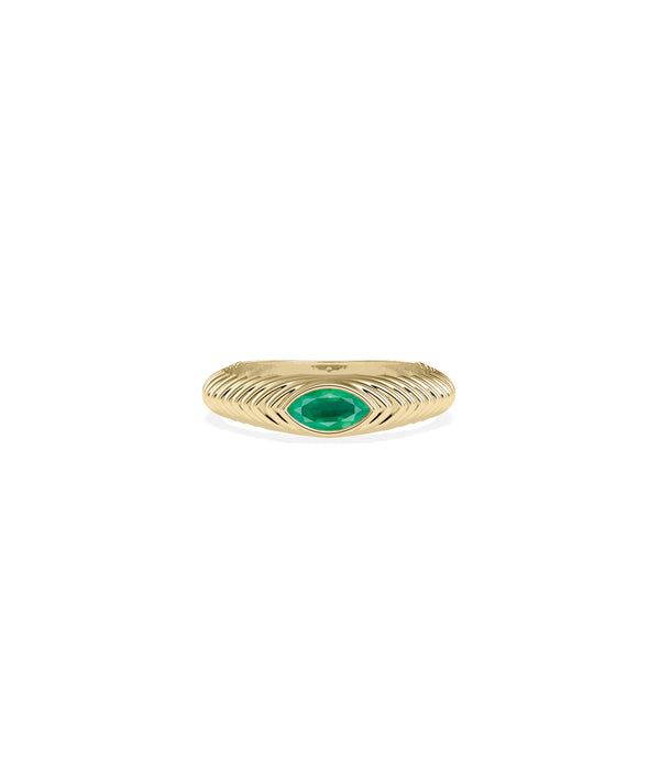 Marquise Fluted Band Ring media alternate view