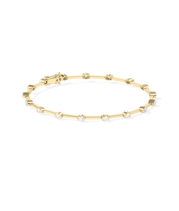 Eternity Diamond Station Bracelet media alternate view