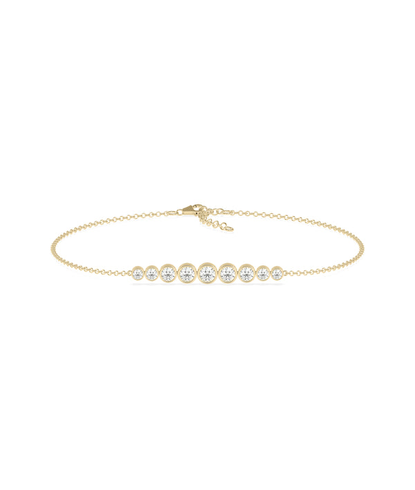Diamond Graduating Bezel Bracelet media