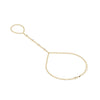Bezel Set Round Lab Diamond Hand Chain Bracelet media