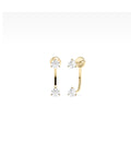 Floating Lab Diamond Stud Earrings