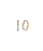 Diamond Baguette Hoop Earring media