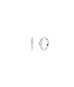 Diamond Solitaire Hoop Earring media