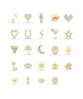Glass Locket Charms Personalize Letters Numbers