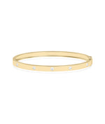 Bezel Diamond Station Bangle media