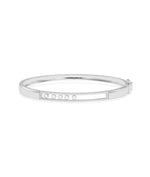 Sliding Diamond Channel-Set Bangle media