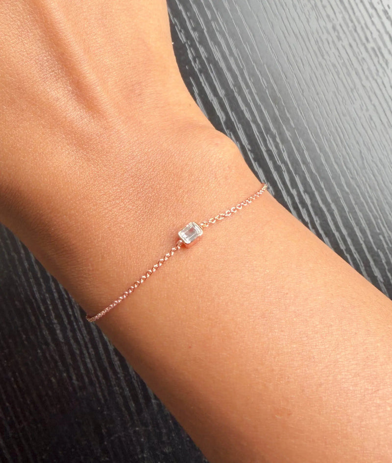 Diamond Solitaire Bracelet