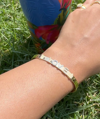 Custom Name Buckle Bangle