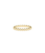 2.70 mm Wide Beaded Band Ring - 79e | Everyday 14K Gold Jewelry