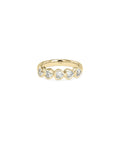 Five-Stone Heart Diamond Band Ring