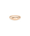 Rose gold Gold Dome Ring with elegant curved dome and comfortable fit
