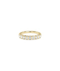 Emerald Cut Half Band Ring