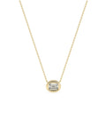 Diamond Bubble Solitaire Necklace