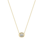 Diamond Bubble Solitaire Necklace | Everyday Jewelry - 79e | Everyday 14K Gold Jewelry