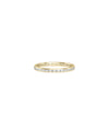 Baguette Diamond Channel Set Eternity Band Ring in yellow gold with channel-set baguettes