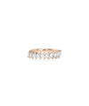 Rose gold Diamond Marquise Band Ring with sophisticated marquise diamond pattern