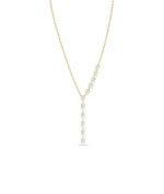 Diamond Studded Y Shape yellow gold extraordinary fully-studded elegant