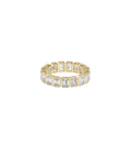 Emerald Cut Eternity Band Ring