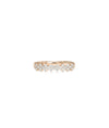Rose gold Diamond Cluster Band Ring with impressive multi-diamond cluster design