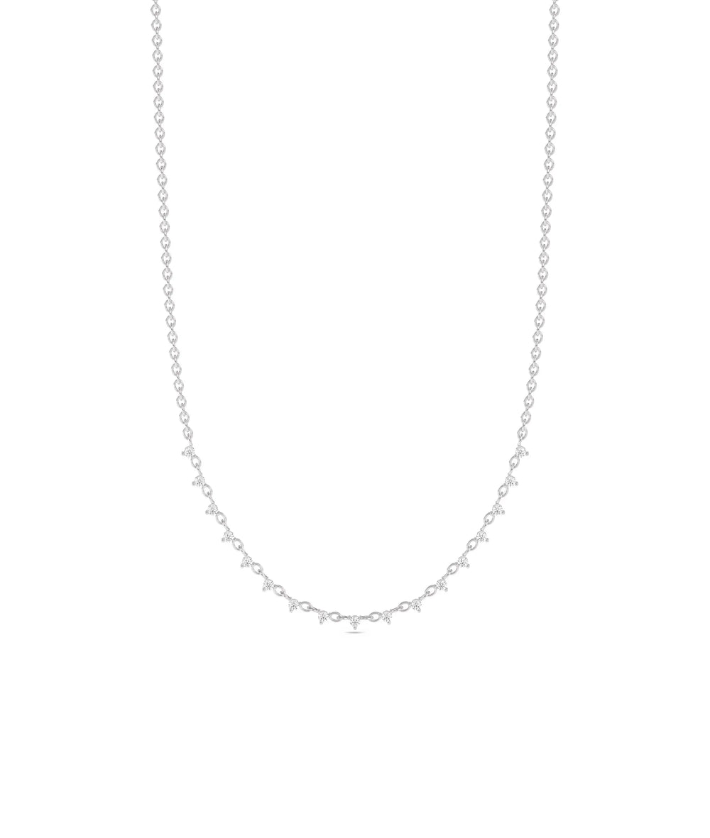 Diamond Layer Necklace - 79e | Everyday 14K Gold Jewelry