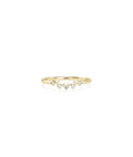 Curved Diamond Band Ring