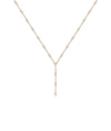 Diamond Y Necklace - 79e | Everyday 14K Gold Jewelry