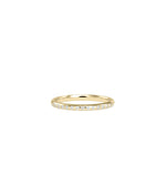 Diamond Bezel Band Ring showing row of bezel set diamonds along sleek modern band