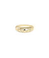 Mantra Diamond Pave Dome Ring yellow gold showcasing personalized dome design