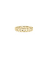 Gold Curb Link Ring yellow gold showcasing bold chain-inspired curb link texture