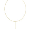 Diamond Station Necklace - 79e | Everyday 14K Gold Jewelry