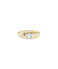 Multi-Shape Bezel Diamond Dome Ring