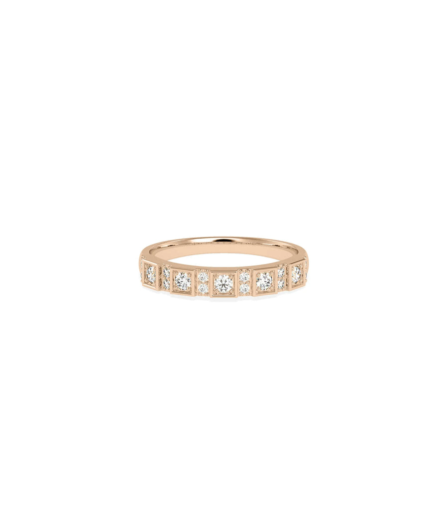 Diamond Band Ring - 79e | Everyday 14K Gold Jewelry