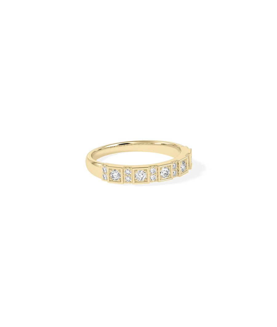 Diamond Band Ring - 79e | Everyday 14K Gold Jewelry