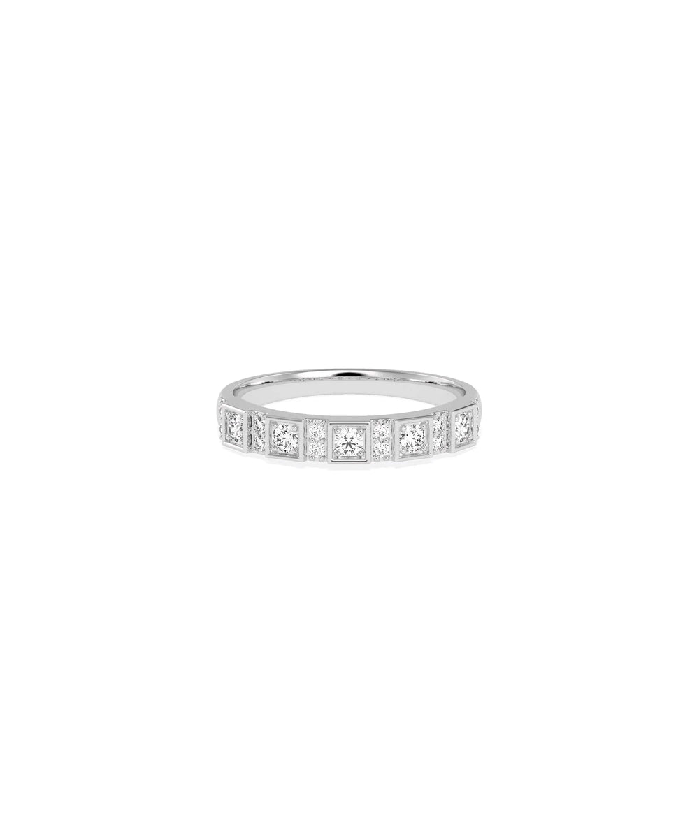 Diamond Band Ring - 79e | Everyday 14K Gold Jewelry