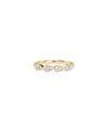 Diamond Cluster Pear Shape Band Ring yellow gold sparkling teardrop