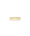 Diamond Bezel Station Band Ring in yellow gold with bezel-set diamond stations