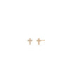 Diamond Cross Stud Earring - 79e | Everyday 14K Gold Jewelry