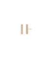 Diamond Bar Stud Earring - 79e | Everyday 14K Gold Jewelry