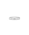 White gold Diamond Bezel Station Band Ring featuring sleek bezel-set station pattern