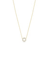 Diamond Circle Necklace | Diamond Necklace - 79e | Everyday 14K Gold Jewelry
