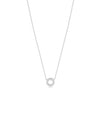 Diamond Circle Necklace | Diamond Necklace - 79e | Everyday 14K Gold Jewelry