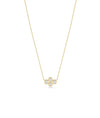 Diamond Clover Necklace | Diamond Necklace - 79e | Everyday 14K Gold Jewelry