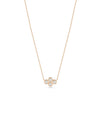 Diamond Clover Necklace | Diamond Necklace - 79e | Everyday 14K Gold Jewelry