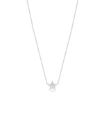 Diamond Star in white gold brilliant celestial radiant sparkle