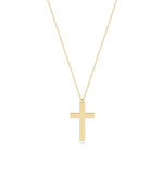 Close-up showing 20mm substantial plain cross design