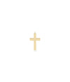 Gold Cross Charm in yellow gold classic faith statement