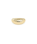 Fluted Dome Band Ring