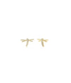 Diamond Fire Fly Stud Earrings - 79e | Everyday 14K Gold Jewelry