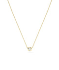 Diamond Bezel Solitaire Necklace