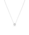 Solitaire Halo Necklace - 79e | Everyday 14K Gold Jewelry